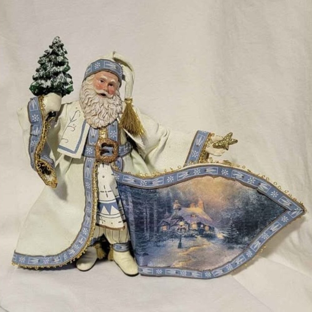Vintage Thomas Kinkade Santa